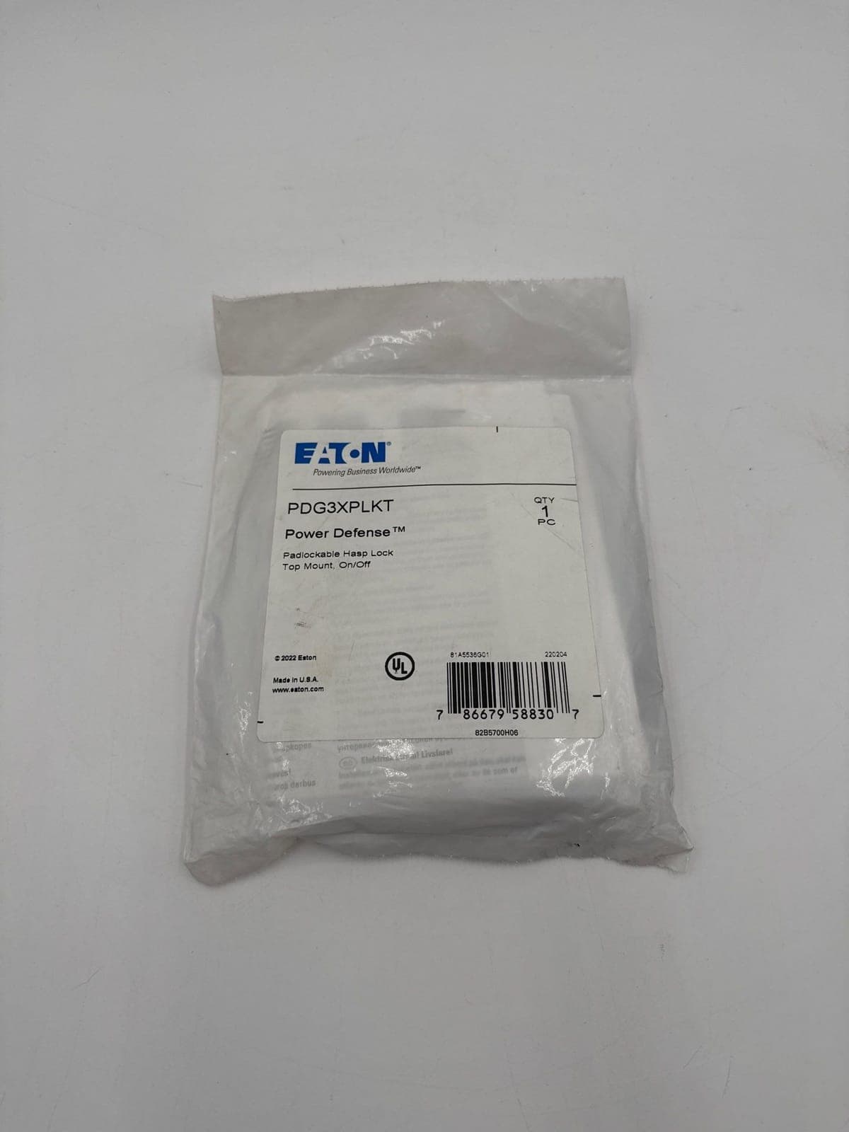 Eaton PDG3XPLKT Circuit Breaker — image 1 of 4