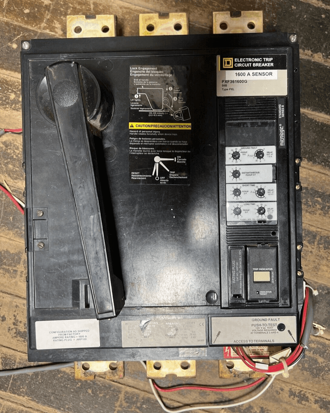 Square D PXF361600G Circuit Breaker — image 1 of 8