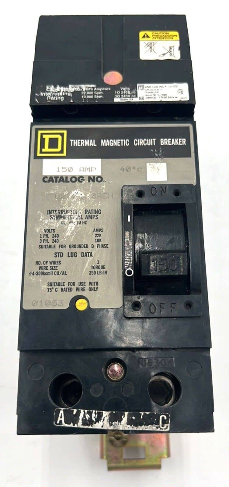 Square D Q222150ACH Circuit Breaker — image 1 of 5