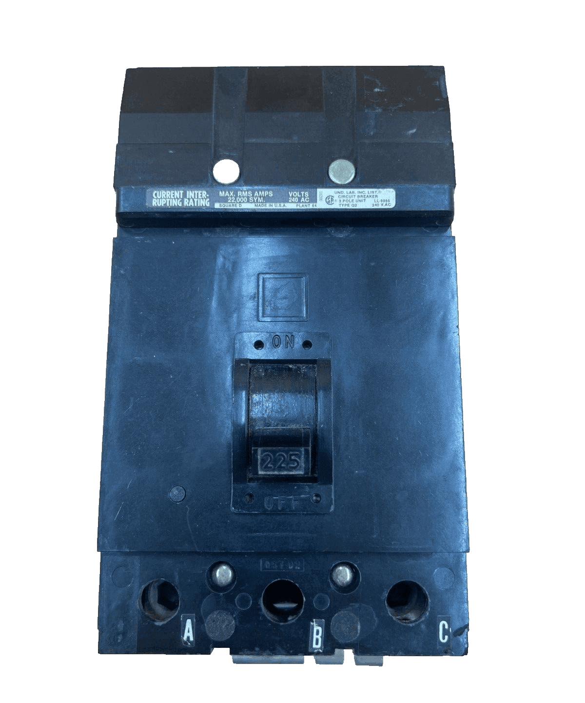 Square D Q232225H Circuit Breaker — image 1 of 7