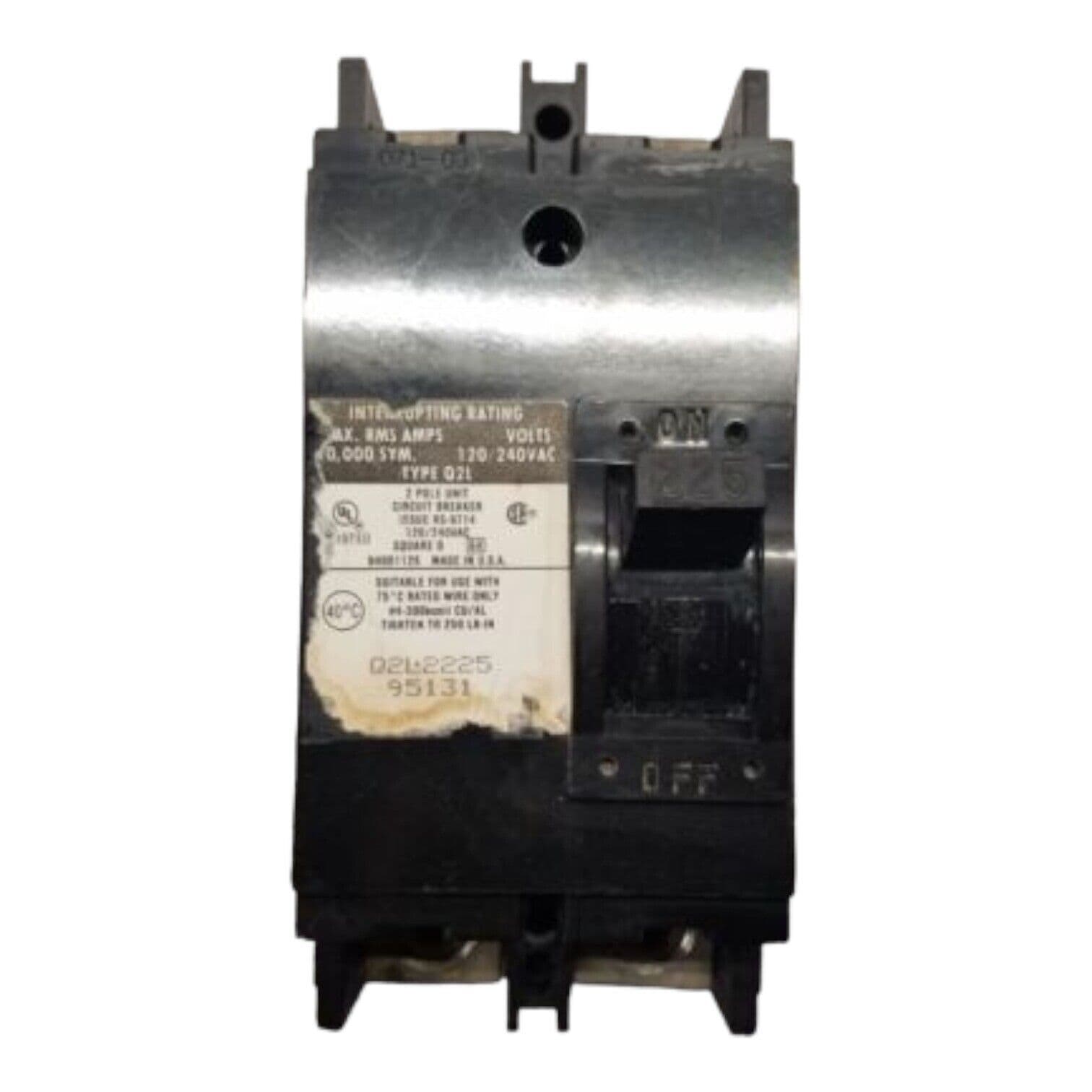 Square D Q2L2225 Circuit Breaker — image 1 of 7
