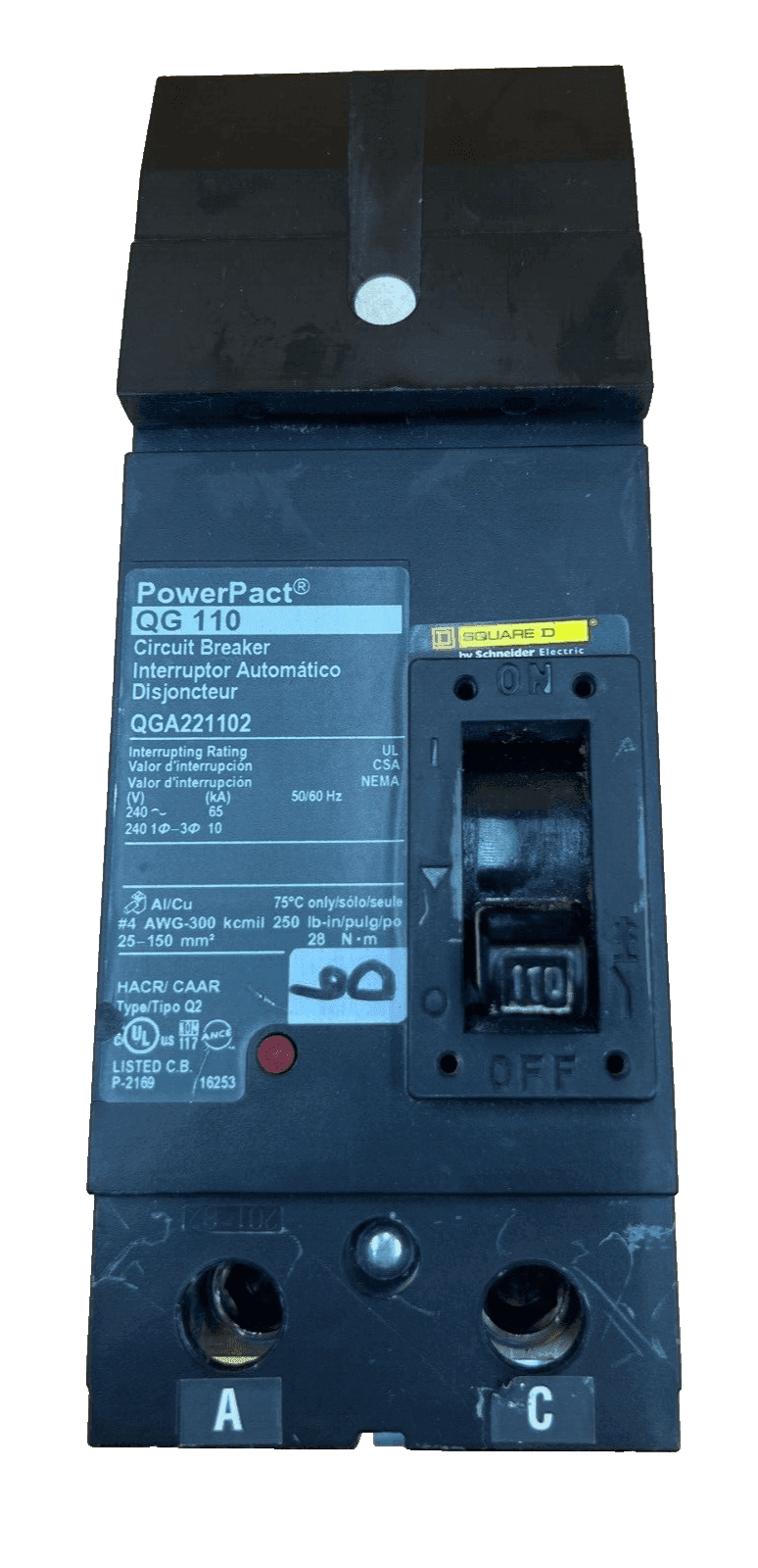 Square D QGA221102 Circuit Breaker — image 1 of 6