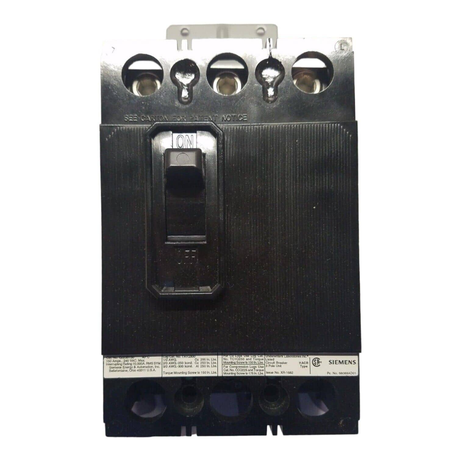 Siemens QJ23B150 Circuit Breaker — image 1 of 6