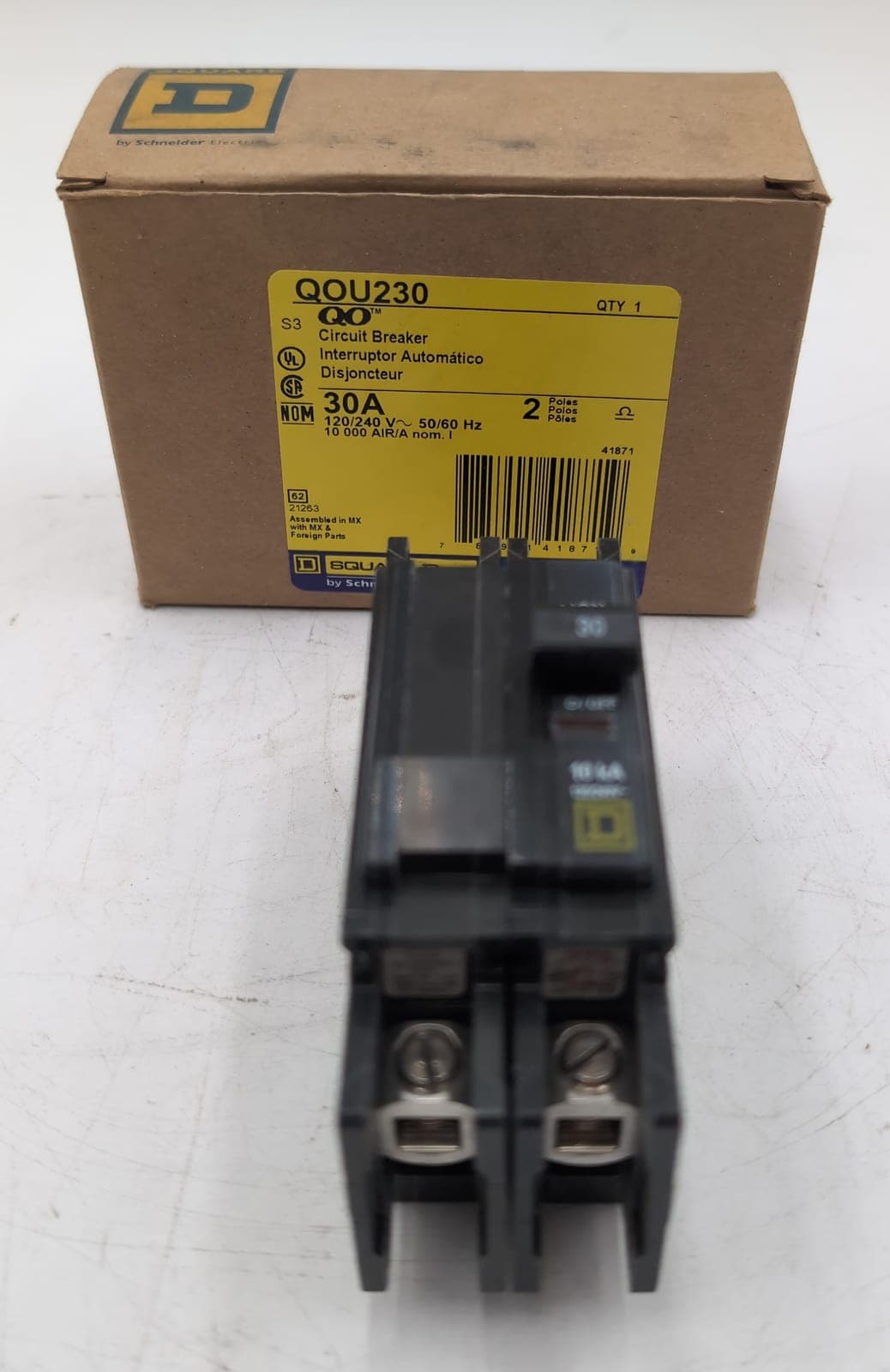 Square D QOU230 Circuit Breaker — image 1 of 7