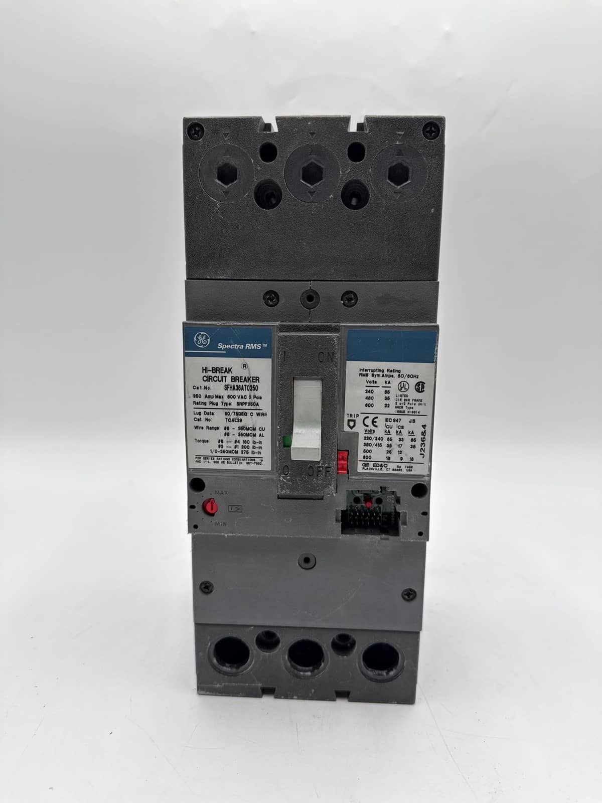 GE SFHA36AT0250 Circuit Breaker — image 1 of 7