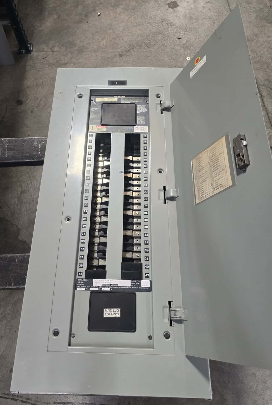 Siemens S1C42ML250CBS Panel — image 1 of 12