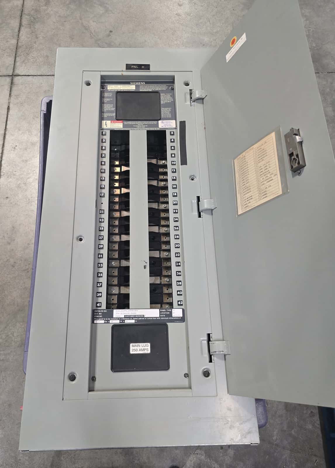 Siemens S1C42ML250CBS Panel — image 1 of 12
