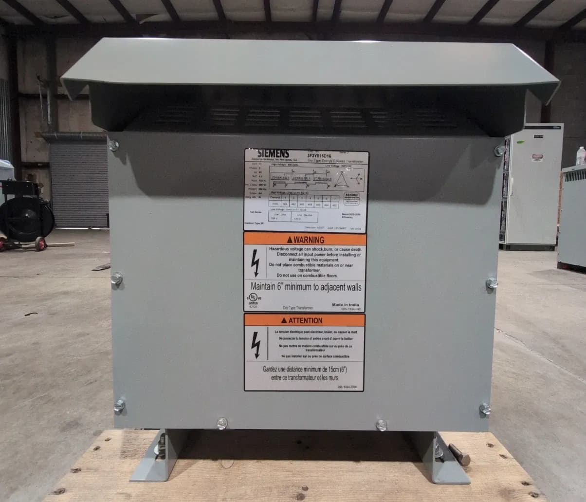 Siemens 3F3Y015D16 Dry Type Transformers — image 1 of 10
