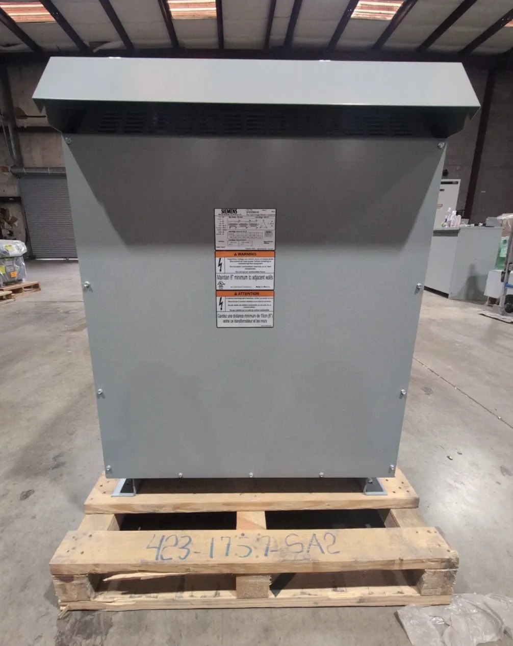 Siemens 3F5Y225D16 Dry Type Transformers — image 1 of 9