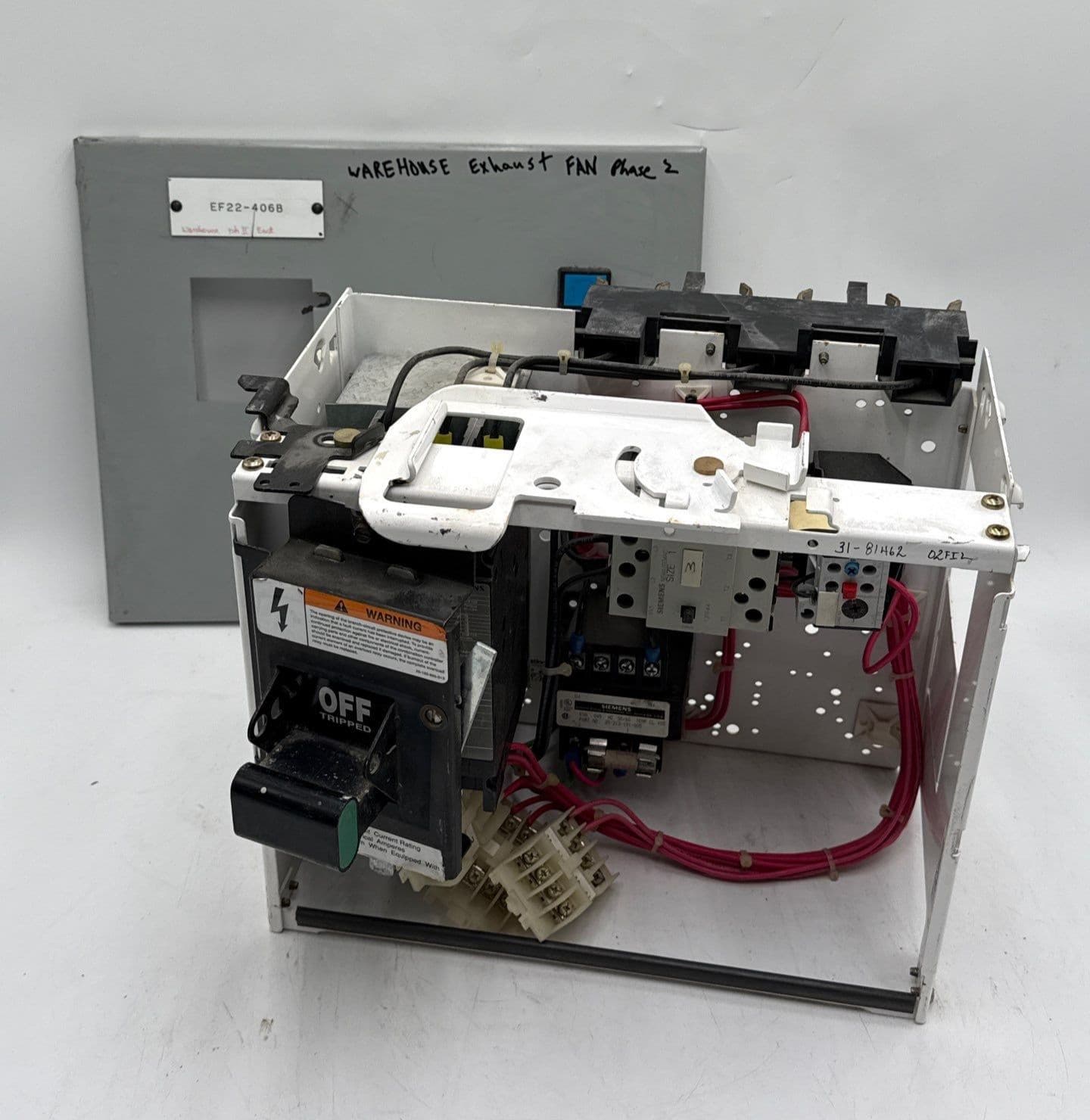 Siemens Model 95 12" 30A Combo MCC Bucket Size 1 Starter ED63A030 30 Amp – image 1