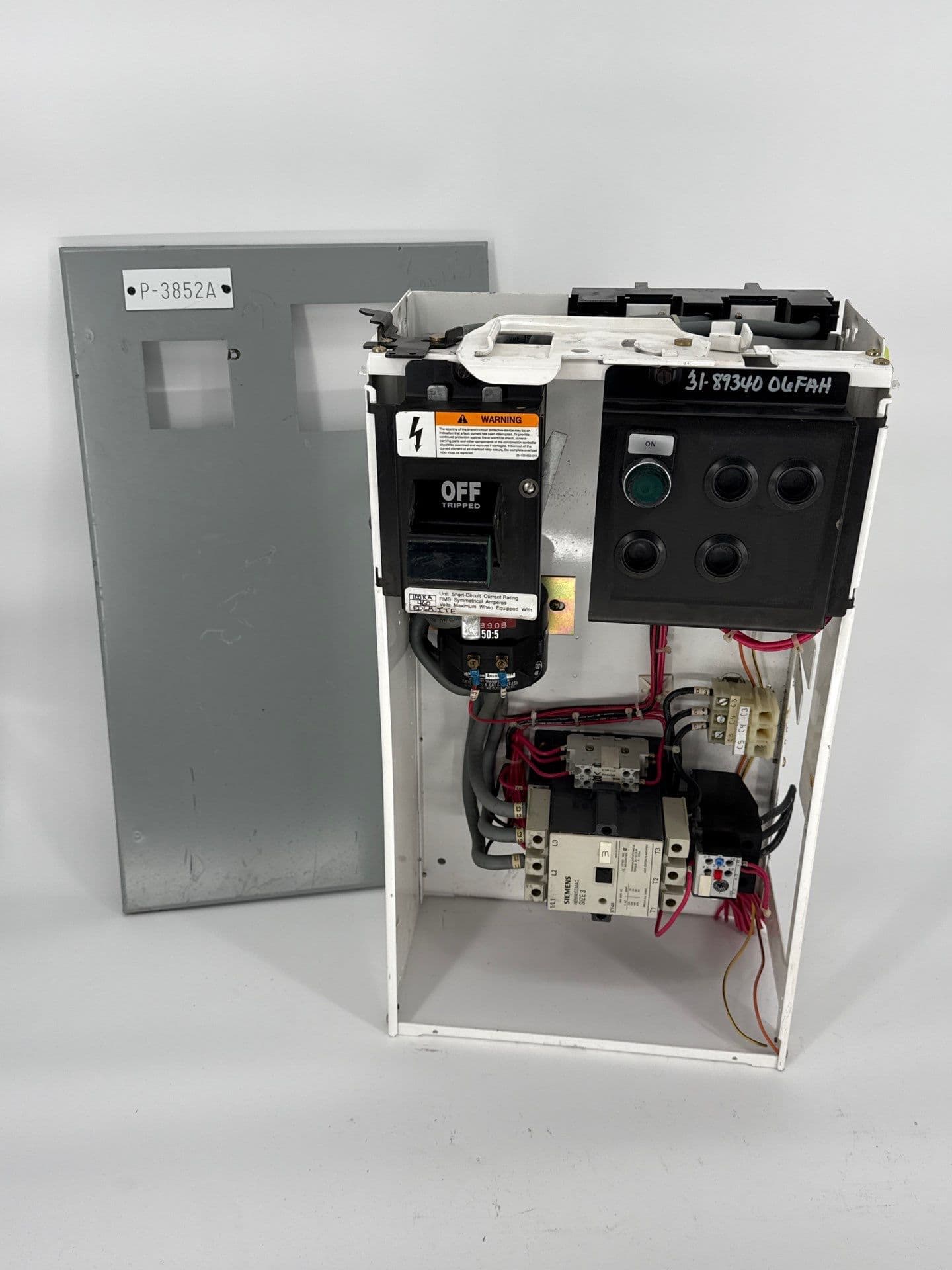 Siemens Model 95 24" Combo MCC Bucket Size 3 Starter ED63A125 125 Amp – image 1