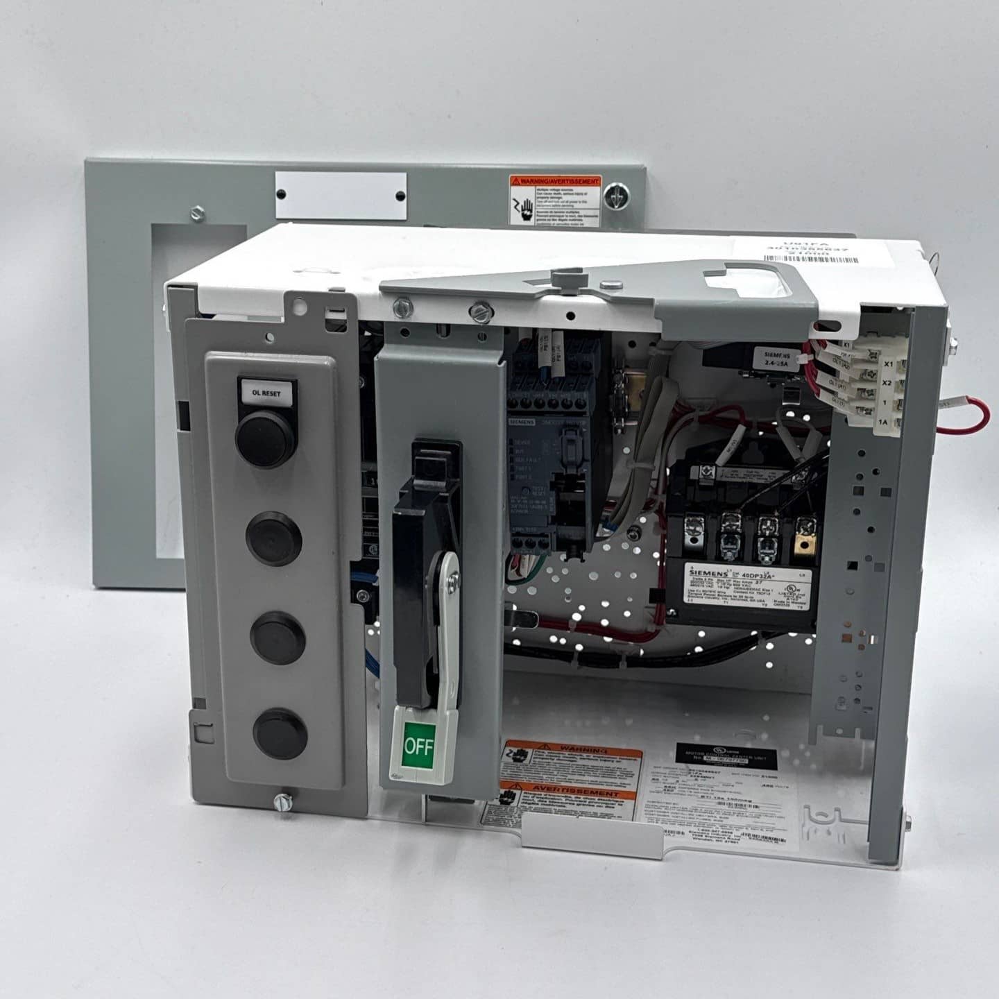 Siemens Tiastar 12” 10A Combo MCC Bucket Size 1 Starter SIMOCODE 3UF7013-1AU00-0