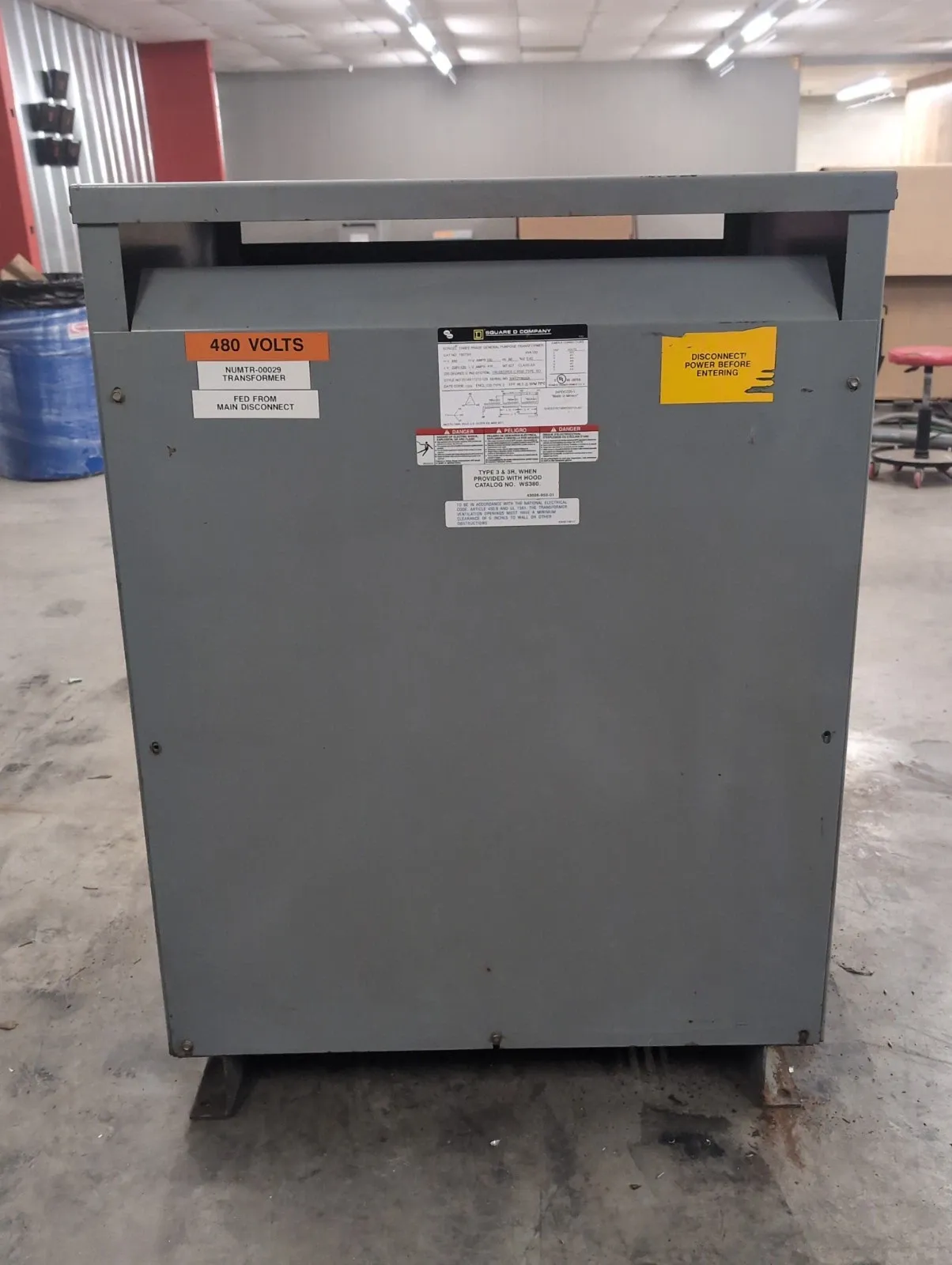 Square D 150T3H Dry Type Transformers — image 1 of 10