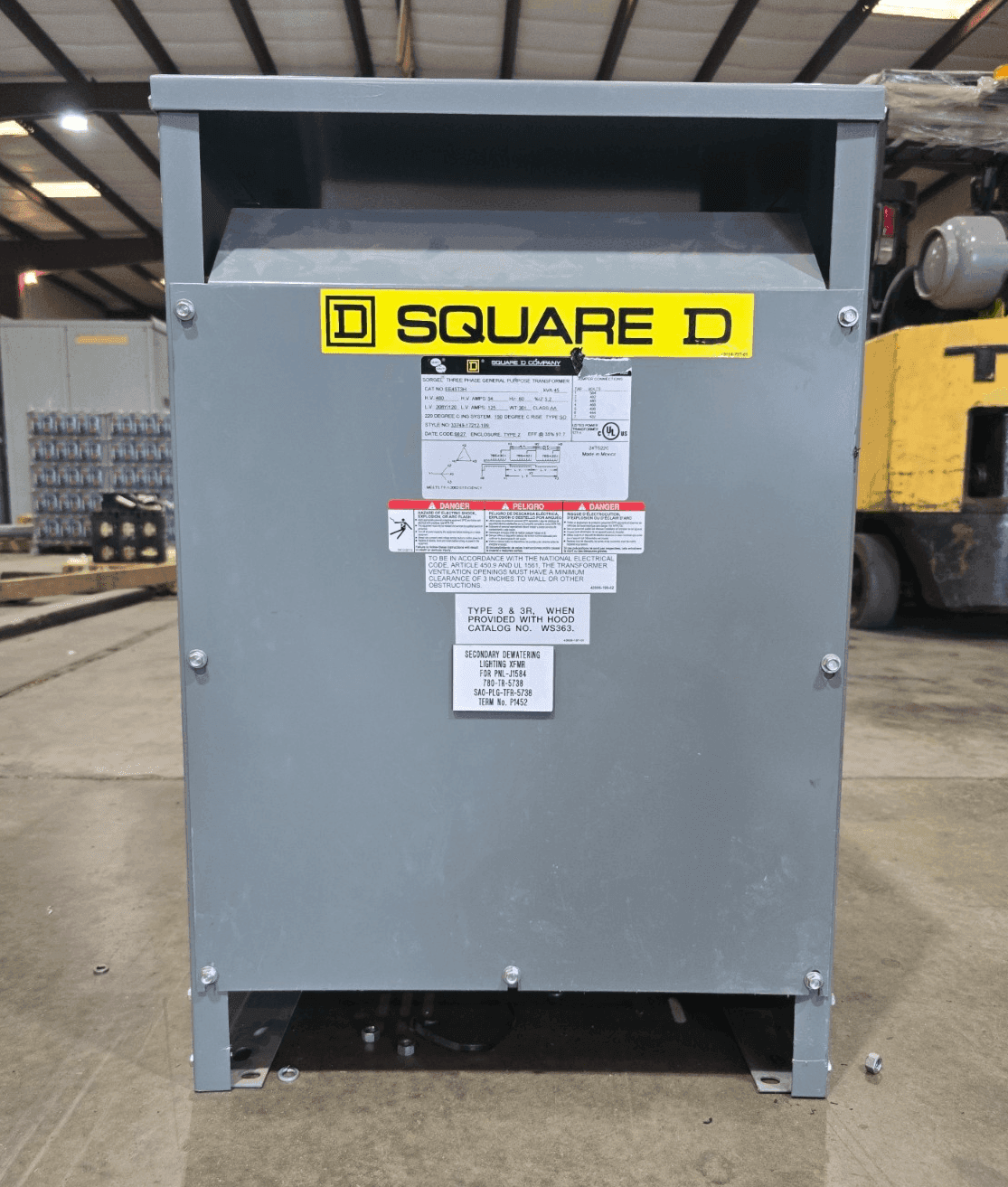 Square D EE45T3H Dry Type Transformers — image 1 of 9