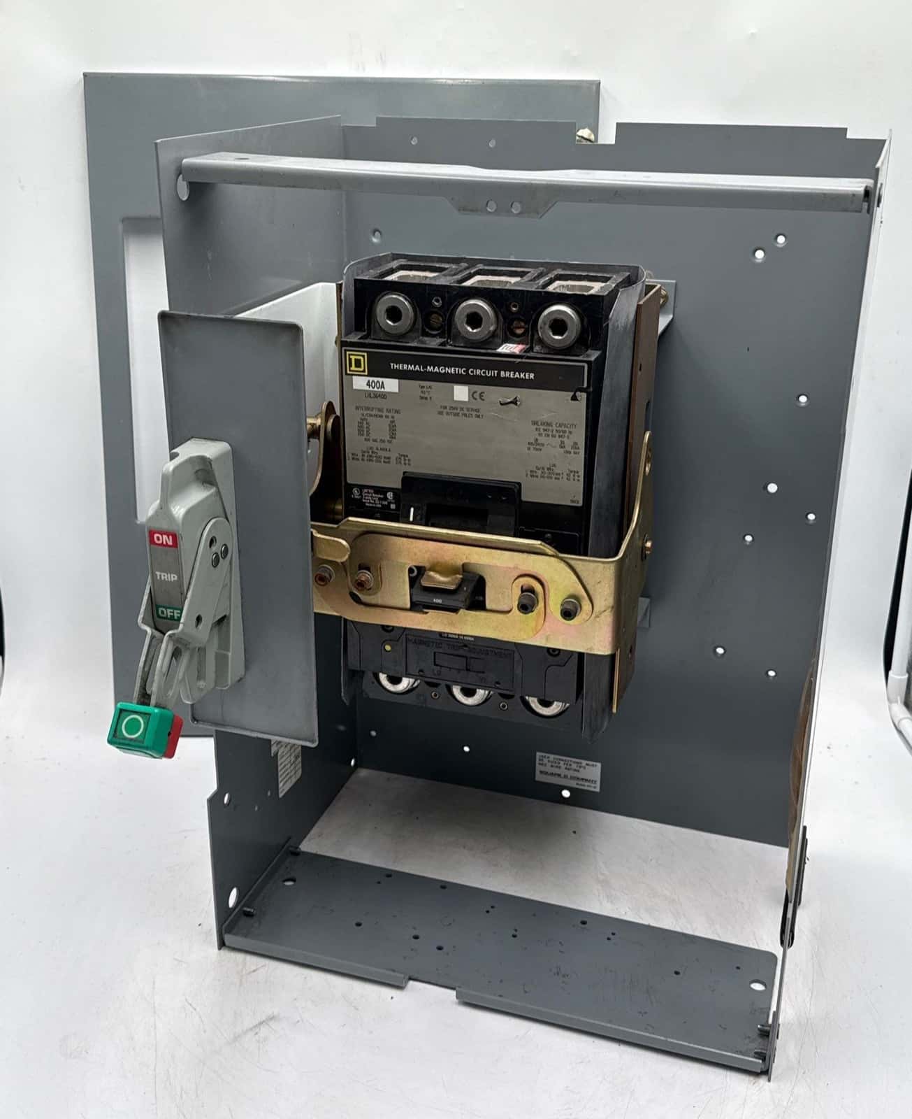 Square D Model 6 Main MCC Motor Control Center Bucket 400A 600V 3PH LHL36400