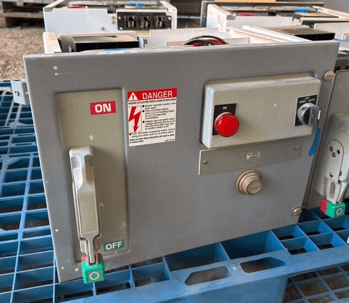 Square D Model 6 MCC Bucket 12" Size 1 10HP 480V 3PH 8536SC03 Fusible Used