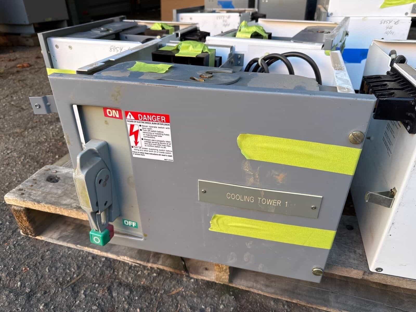 Square D Model 6 12" MCC Motor Control Center Bucket 60A 480V 3PH F 60 Amp Used