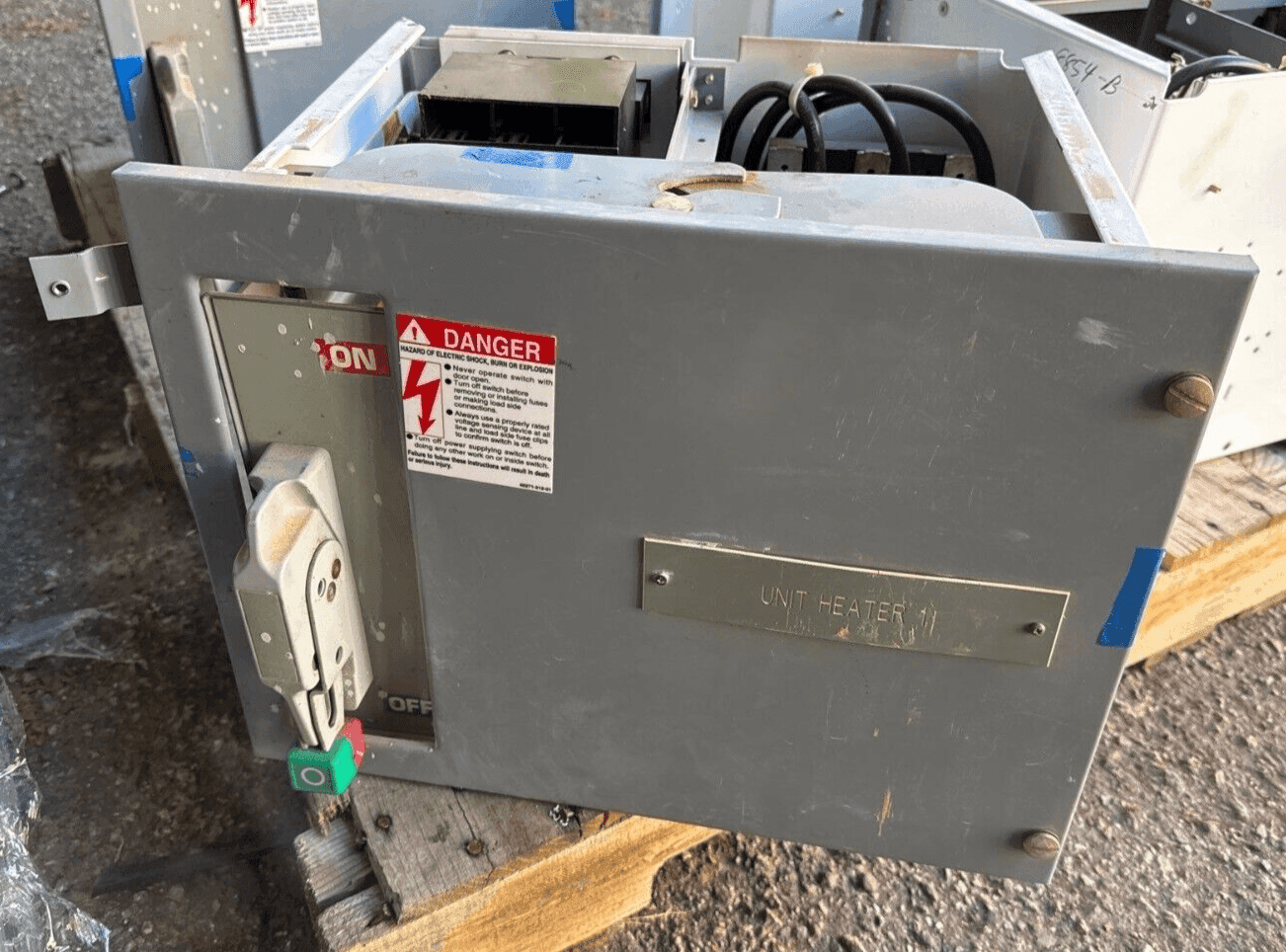 Square D Model 6 12" MCC Motor Control Center Bucket 30A 480V 3PH F 30 Amp Used