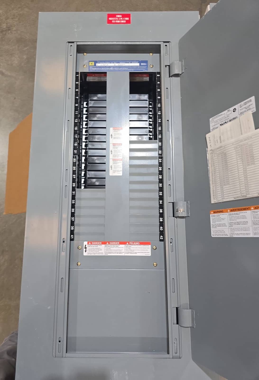 Square D NF Panel — image 1 of 6