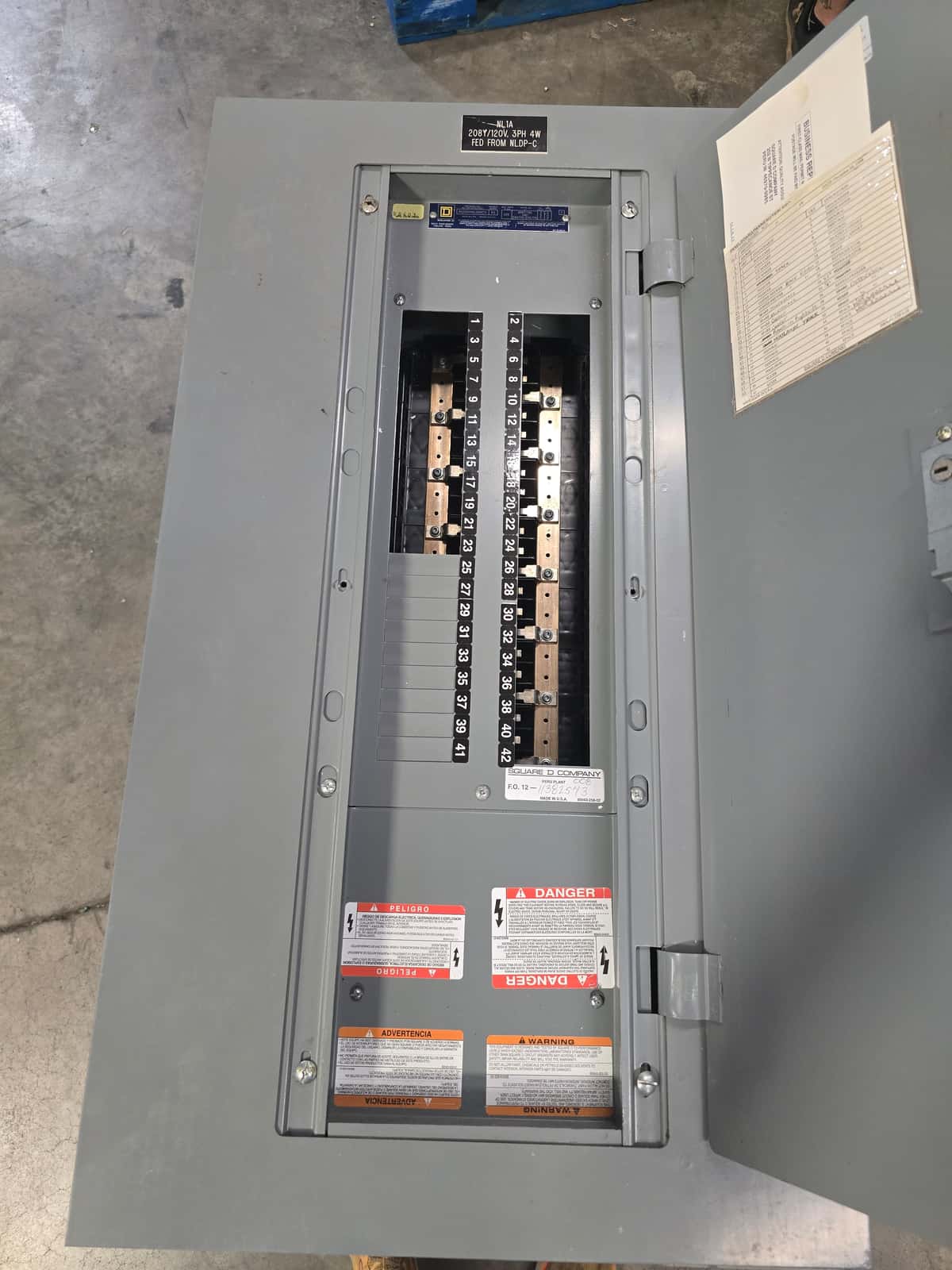 Square D NQOD442L225CU Panel — image 1 of 11