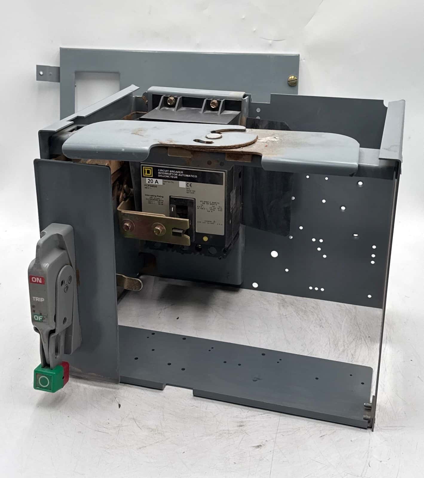 Square D Model 6 12" 20A Feeder MCC Bucket 20 Amp FCP34020 Breaker