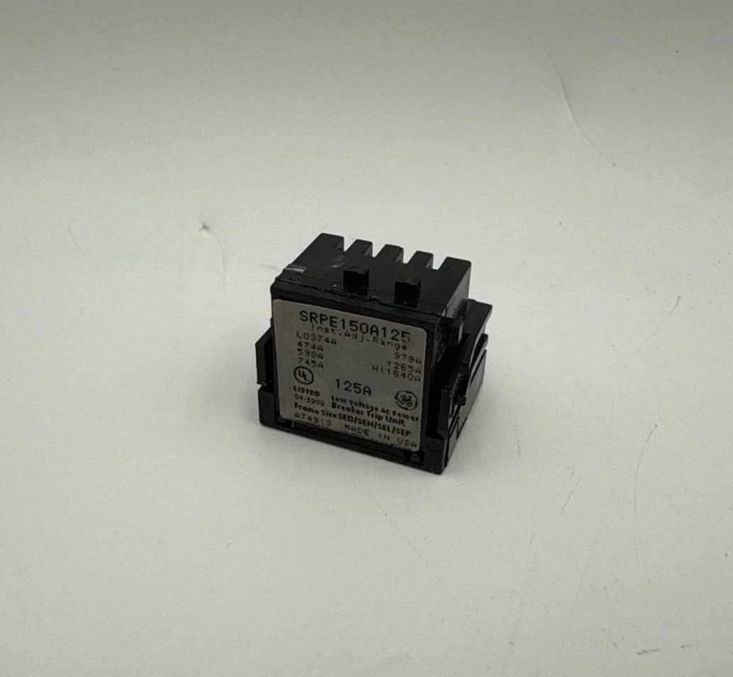 GE SRPE150A125 Rating Plug 125A SRPE150 125 Amp Frame SEDA SEHA SELA SEPA Used