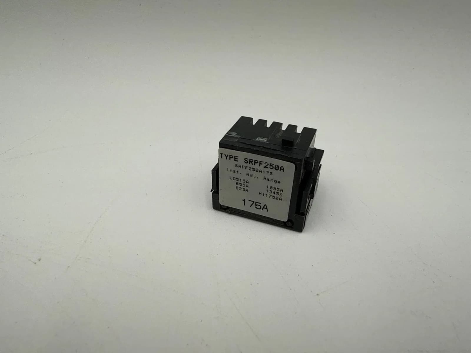 GE SRPF250A175 Rating Plug 175A SRPF250 175 Amp Frame SFDA SFHA SFLA SFPA