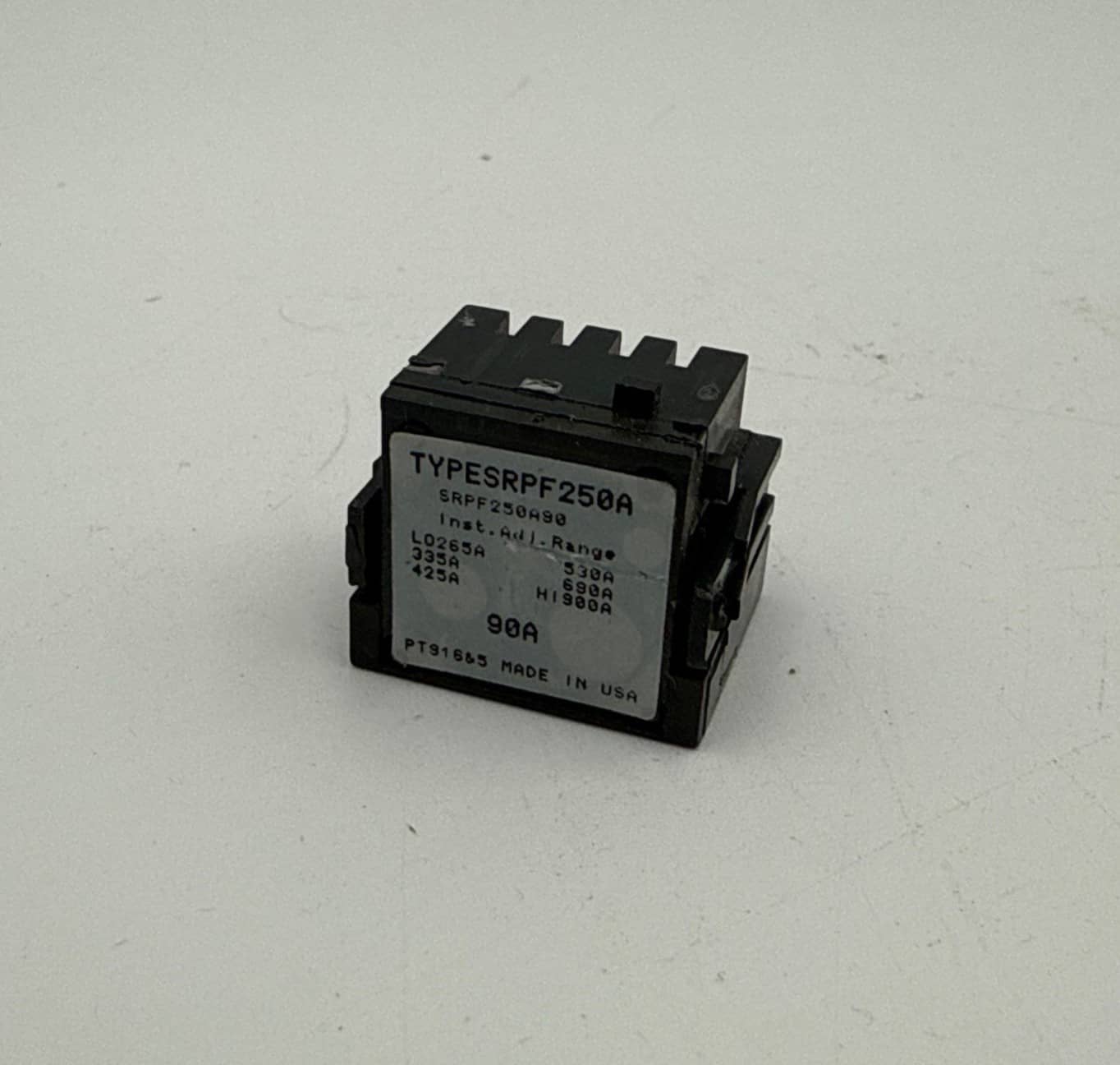 GE SRPF250A90 Rating Plug 90A SRPF250 90 Amp Frame SFDA SFHA SFLA SFPA