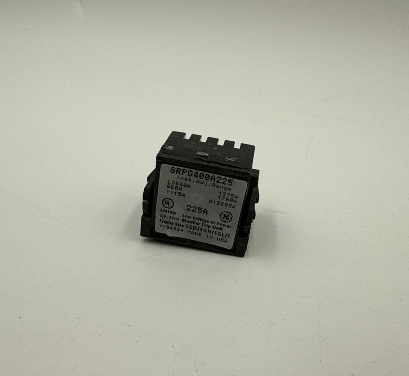 GE SRPG400A225 Rating Plug 225 Amp SRPG400 225A Frame SGDA SGHA SGLA SGPA – image 1