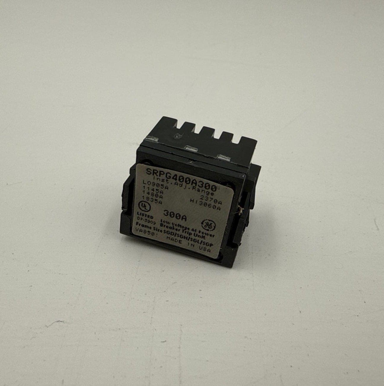 GE SRPG400A300 Rating Plug 300 Amp SRPG400 300A Frame SGDA SGHA SGLA SGPA