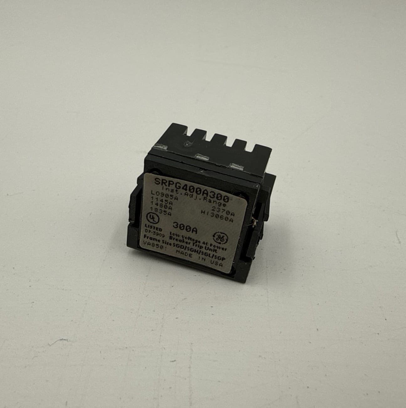 GE SRPG400A300 Rating Plug 300 Amp SRPG400 300A Frame SGDA SGHA SGLA SGPA – image 1