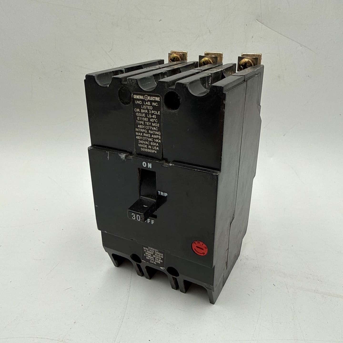 GE TEY330 Circuit Breaker — image 1 of 8