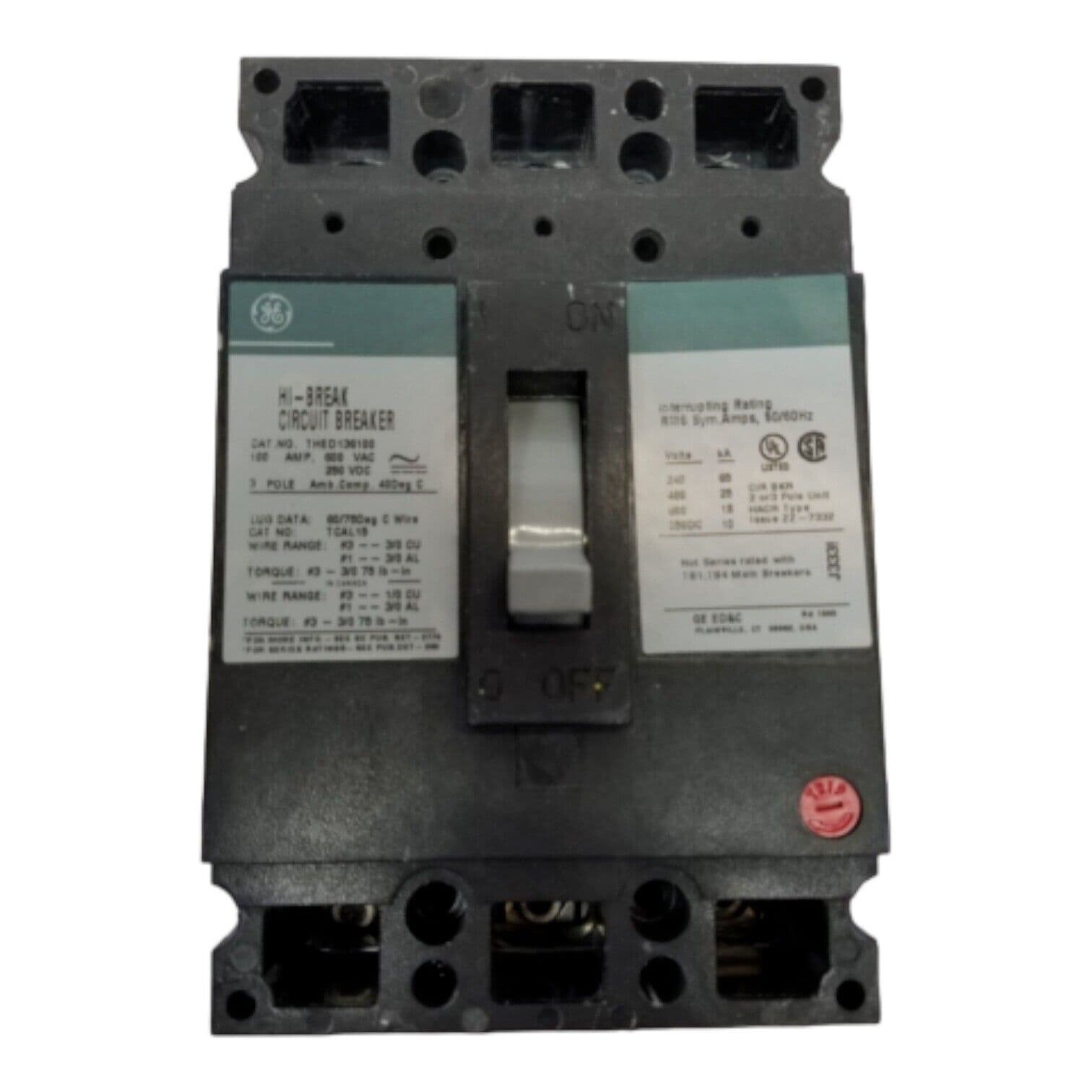 GE THED136100 – image 1