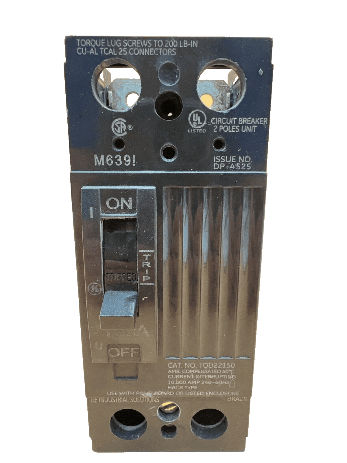 GE TQD22150 Circuit Breaker — image 1 of 6
