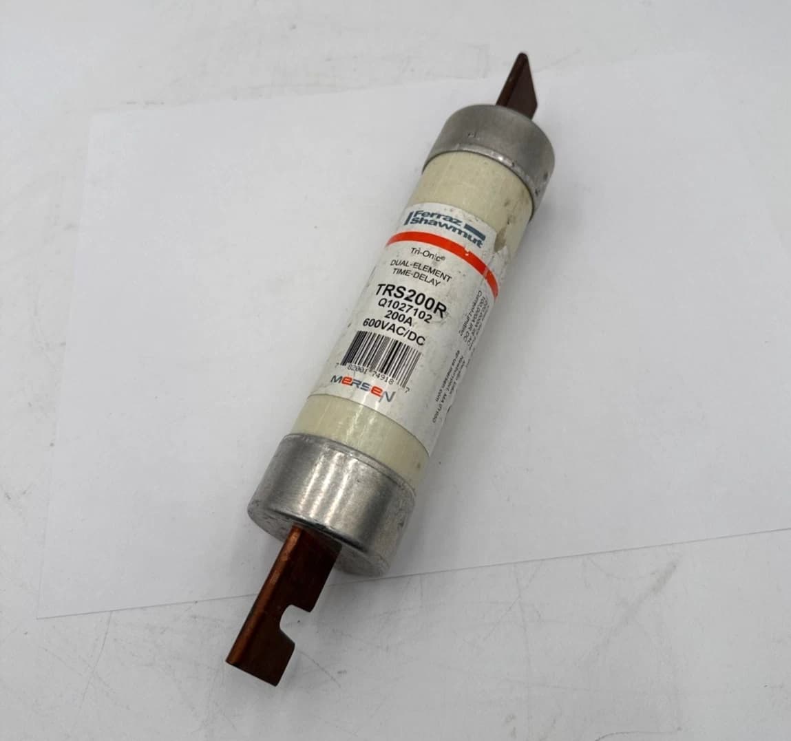 Ferraz Shawmut TRS200R 200A 600V Class RK5 Time Delay Fuse 200 Amp 600 VAC/DC