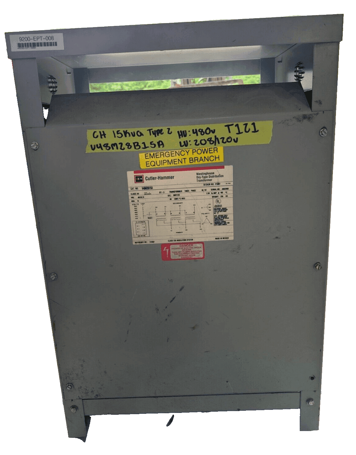 Cutler-Hammer V48M28B15A Dry Type Transformers — image 1 of 6