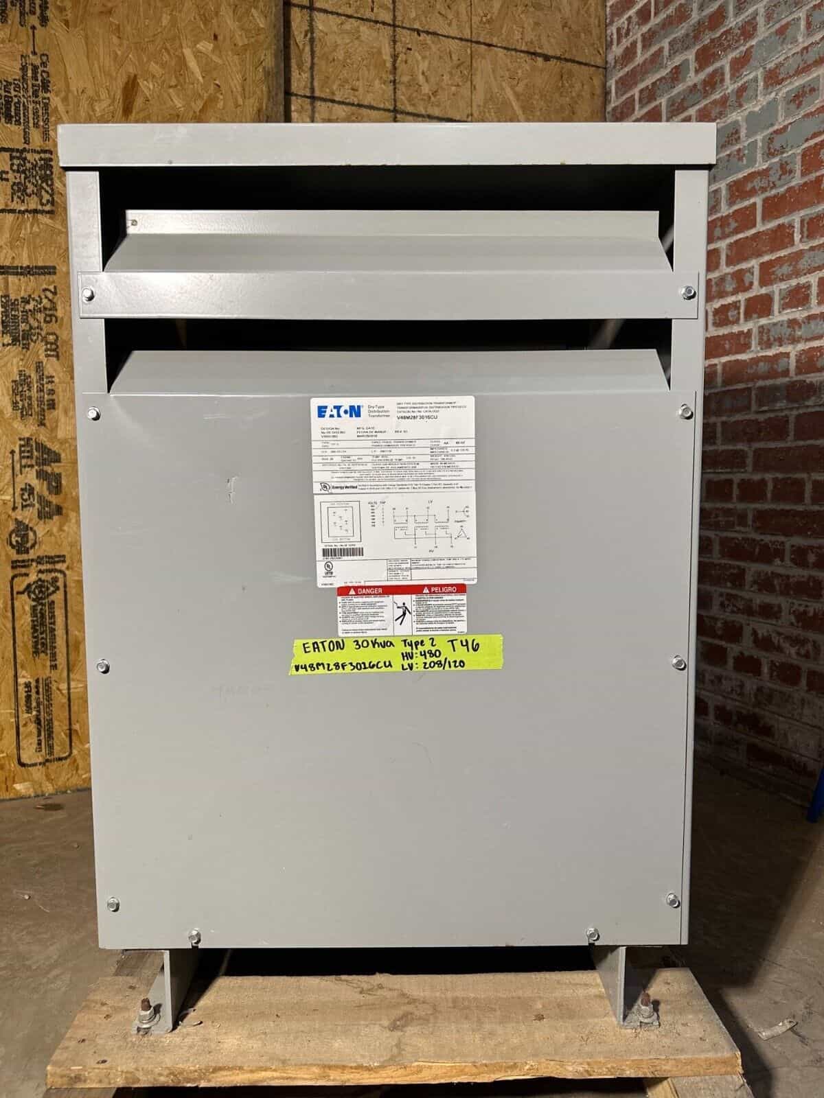 Eaton V48M28F3016CU Dry Type Transformers — image 1 of 6