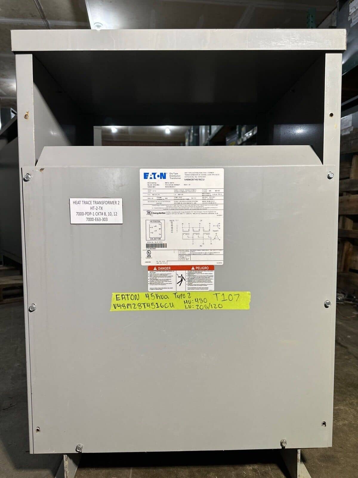 Eaton V48M28T4516CU Dry Type Transformers — image 1 of 6