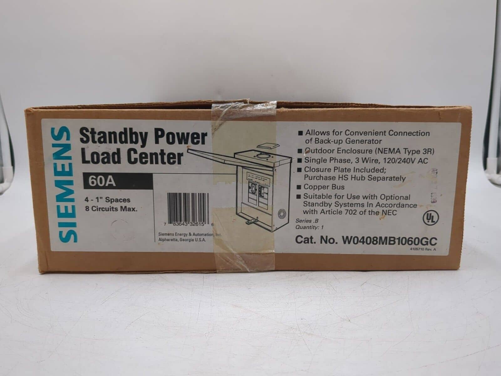 Siemens W0408MB1060GC Panel — image 1 of 11
