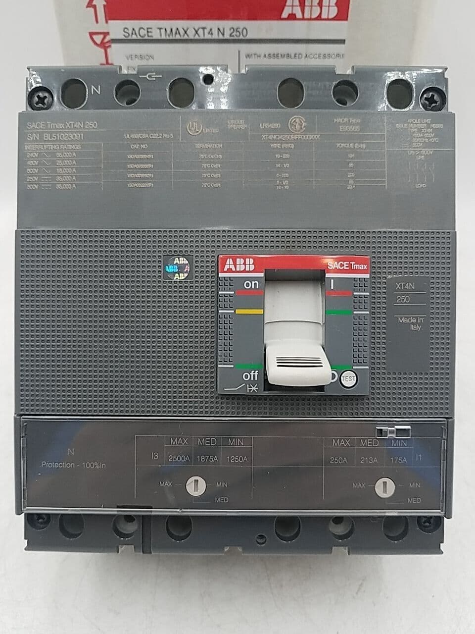 ABB XT4NQ4250BFF000XXX – image 1