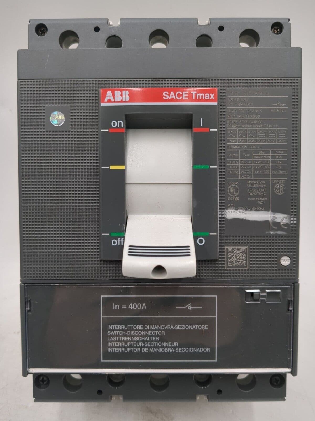 ABB XT5HU340ADFF000XXX – image 1