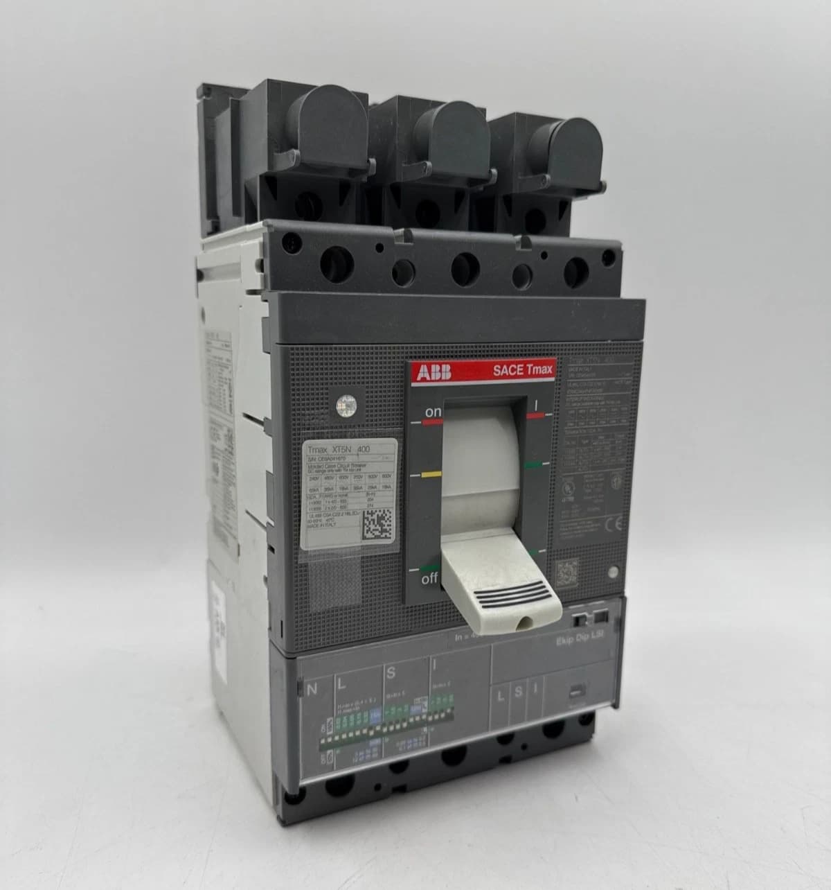 ABB XT5NQ340AFNF000XXX Circuit Breaker 400A 3P 600V Tmax XT5N 400 Amp Ekip LSI – image 1
