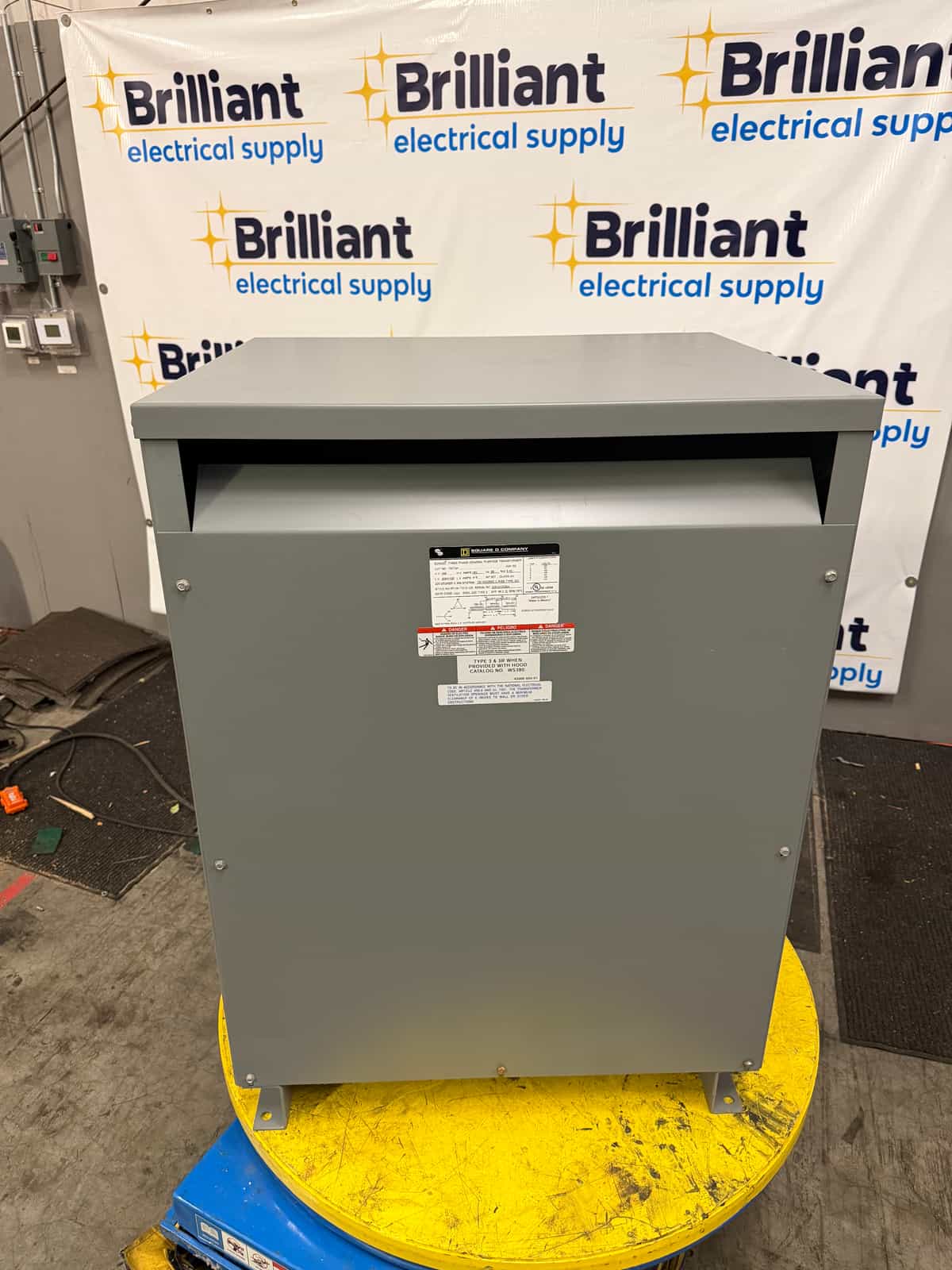 150kVA Square D Transformer Pri 480V Sec 208Y/120V 3PH Type SO 3 Ph