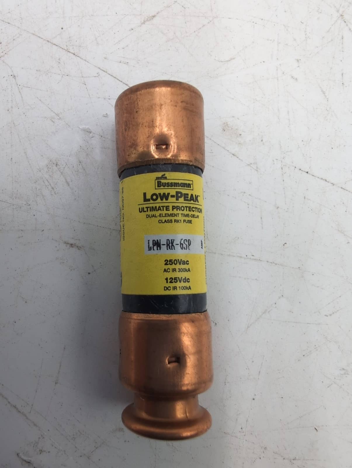 Bussmann LPS-RK-6SP Fuse 6A 250V RK Type