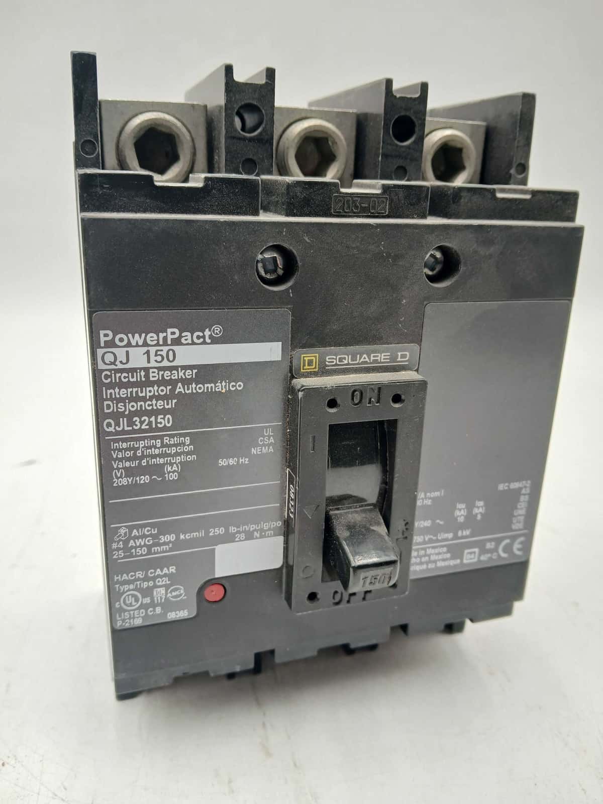 Square D QJL32150 Circuit Breaker — image 1 of 7