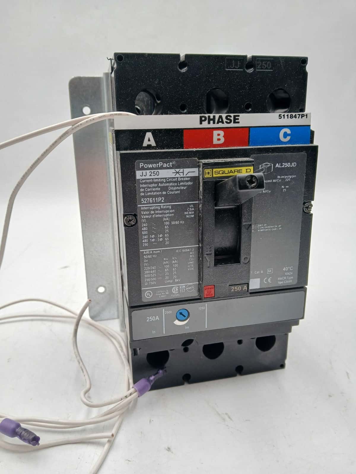 Square D JJL36250 Circuit Breaker — image 1 of 10