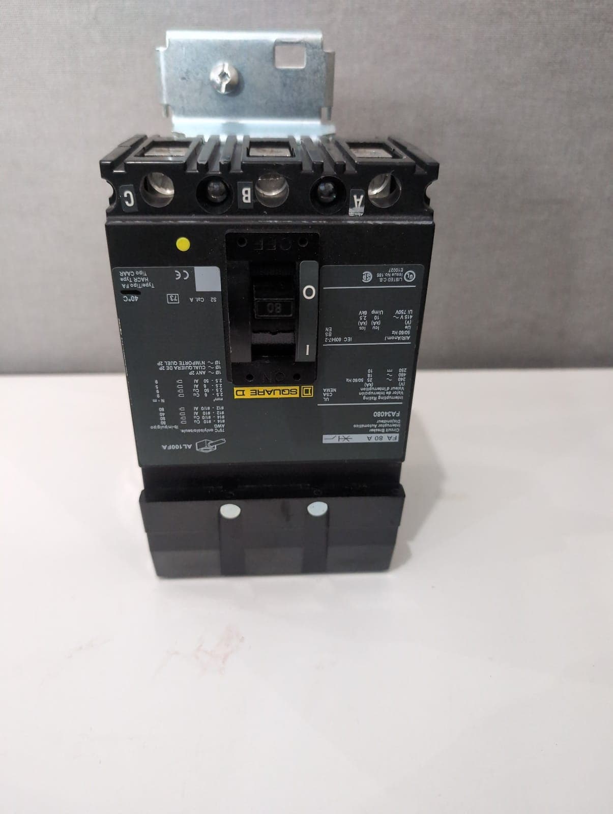 Square D FA34080 Circuit Breaker — image 1 of 6