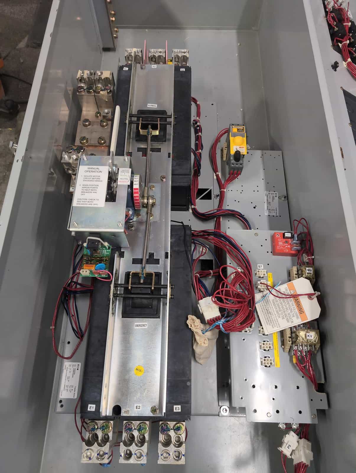 Eaton NTVENBC30800XRU Manual Transfer Switch 800A 120-600V