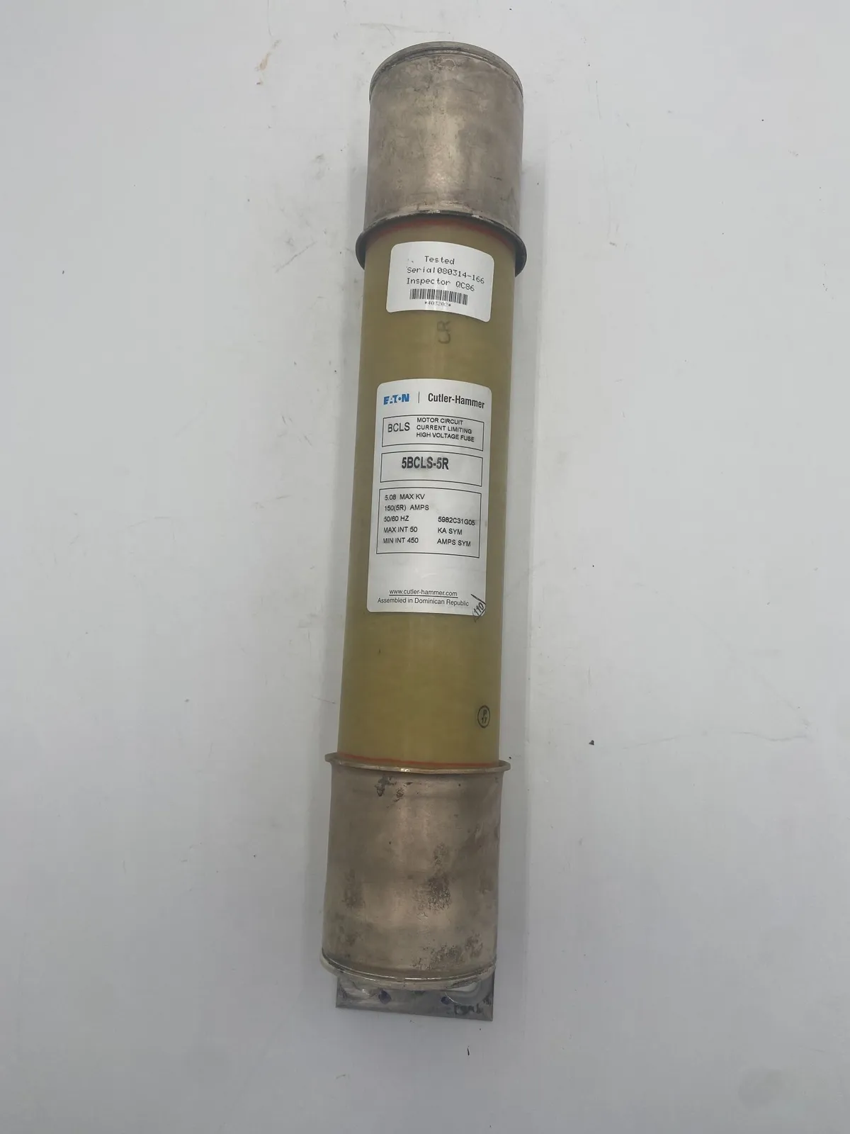 Eaton 5BCLS-5R Fuse 150A 5.08kV